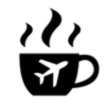 Airplanes and Coffee Icon (TM)